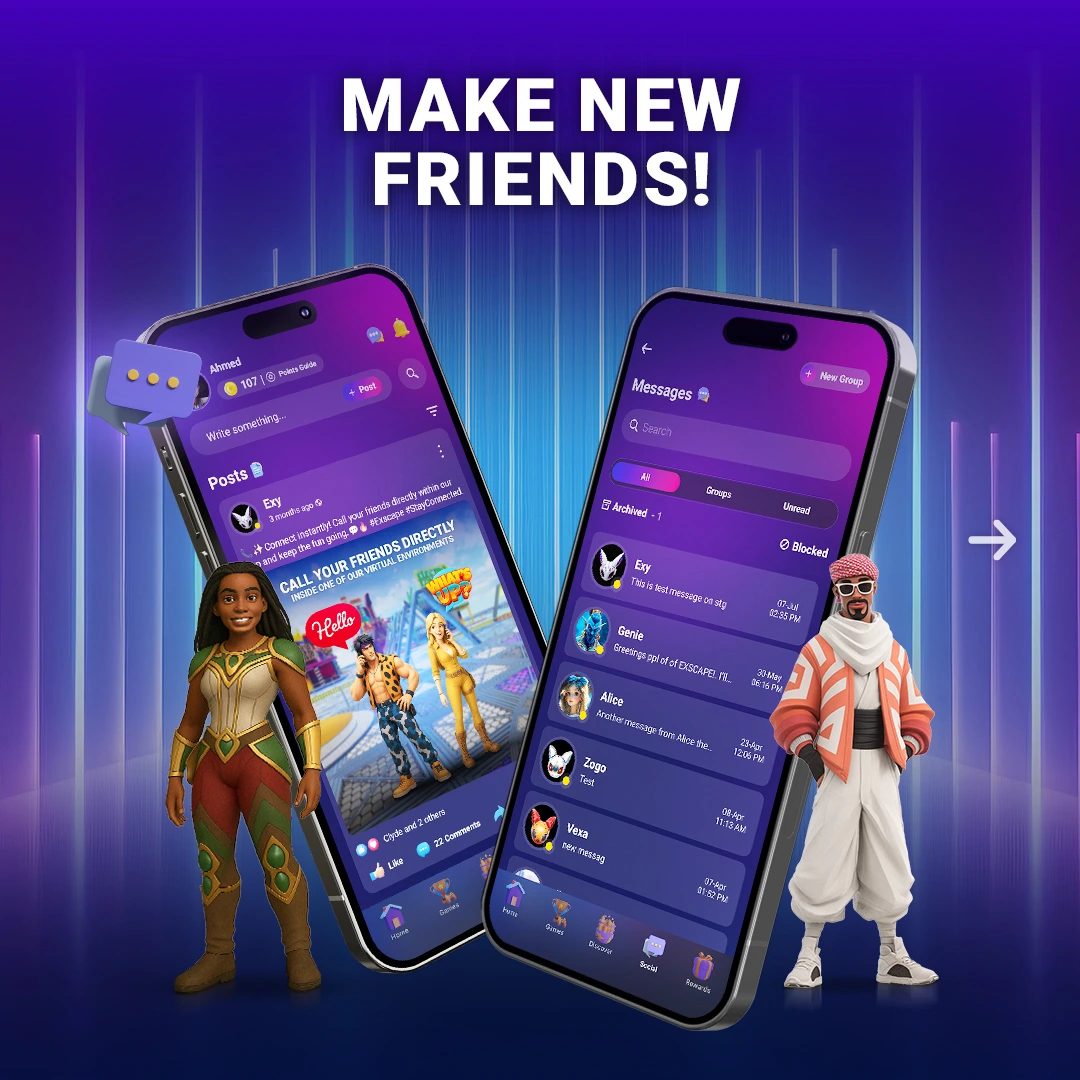 Exscape is the mobile gaming platform for 2025. Play 120+ instant games, climb leaderboards, and win real prizes with skill-based challenges.